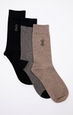 Lot 3 paires chaussettes homme