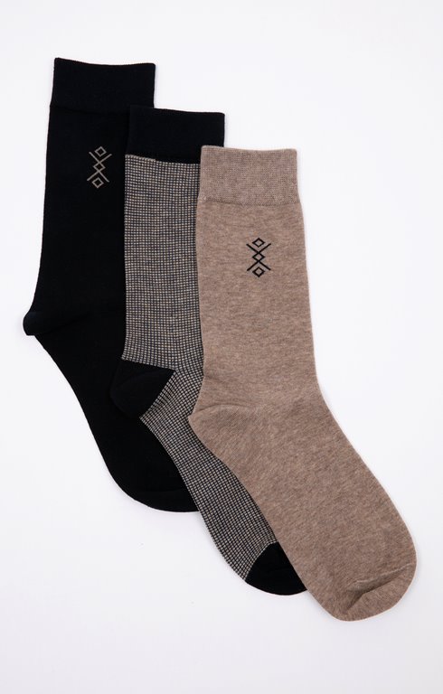 Lot 3 paires chaussettes homme
