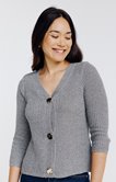 Cardigan avec gros boutons