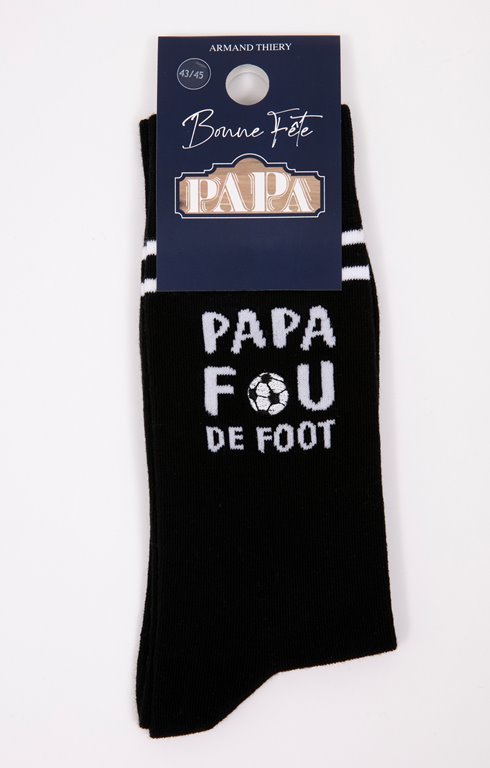 Chaussettes papa fou de foot