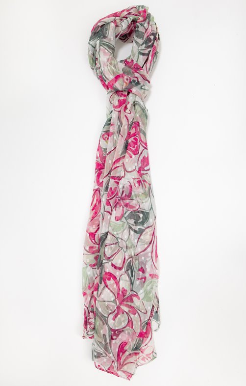 Grand foulard imprimé