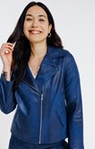 Blouson biker doublé