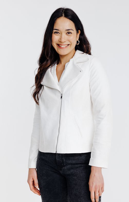 Blouson biker doublé