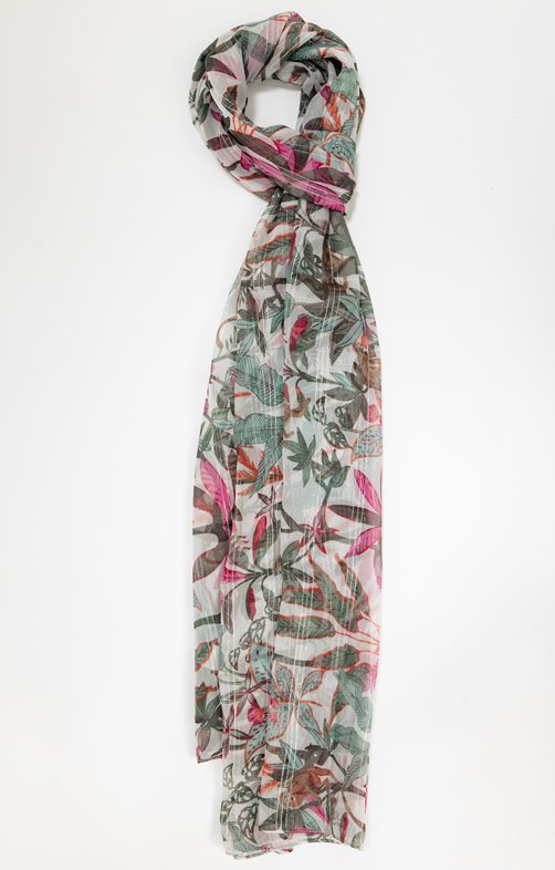 Grand foulard imprimé 