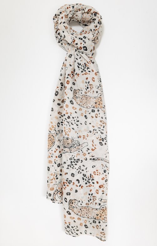 Grand foulard imprimé