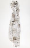 Grand foulard imprimé léger