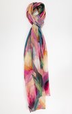 Grand foulard léger imprimé