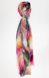 Grand foulard léger imprimé