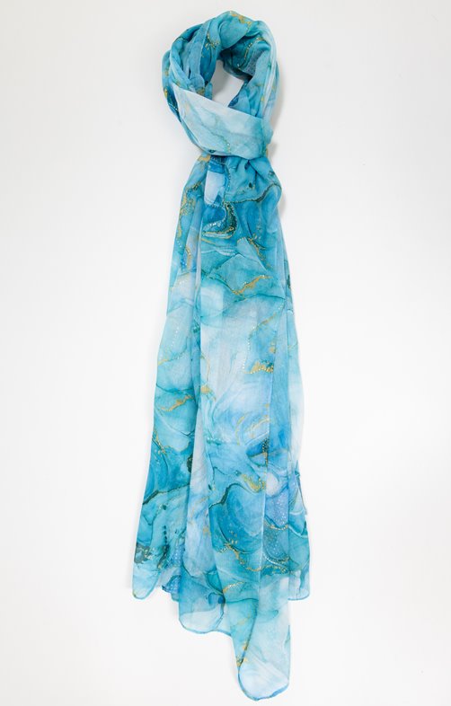 Grand foulard léger imprimé