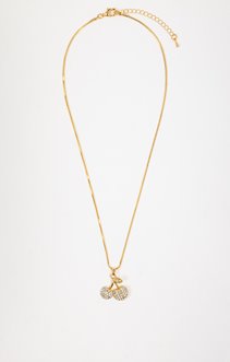 Ras-de-cou pendentif cerises