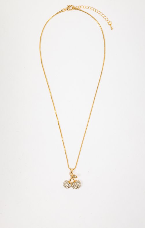 Ras-de-cou pendentif cerises