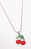 Ras-de-cou pendentif cerises