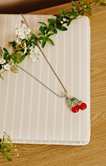 Ras-de-cou pendentif cerises