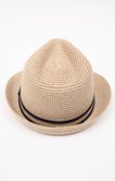 Chapeau en paille camel new