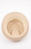 Chapeau en paille camel new