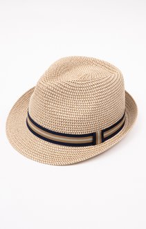 Chapeau en paille camel new
