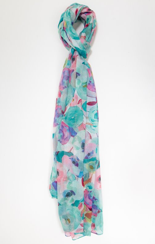 Grand foulard léger imprimé