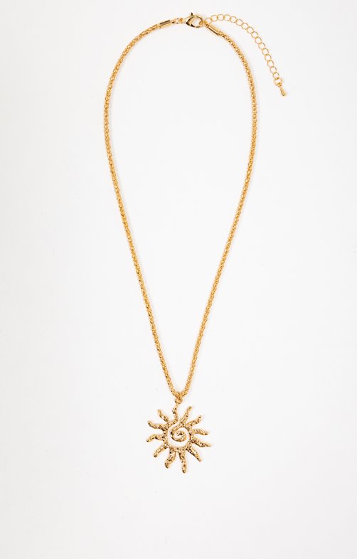 Ras-de-cou pendentif soleil