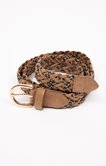 Ceinture tressée de pantalon