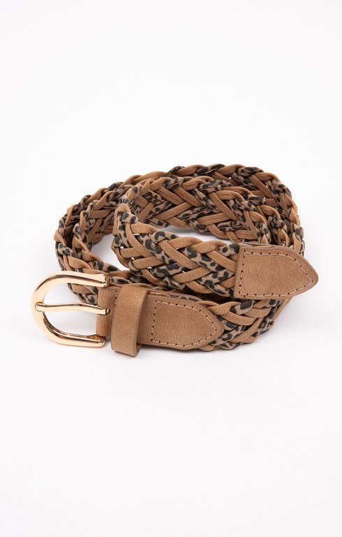Ceinture tressée de pantalon