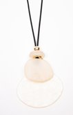 Sautoir pendentif nacre