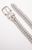 Ceinture pantalon tressée