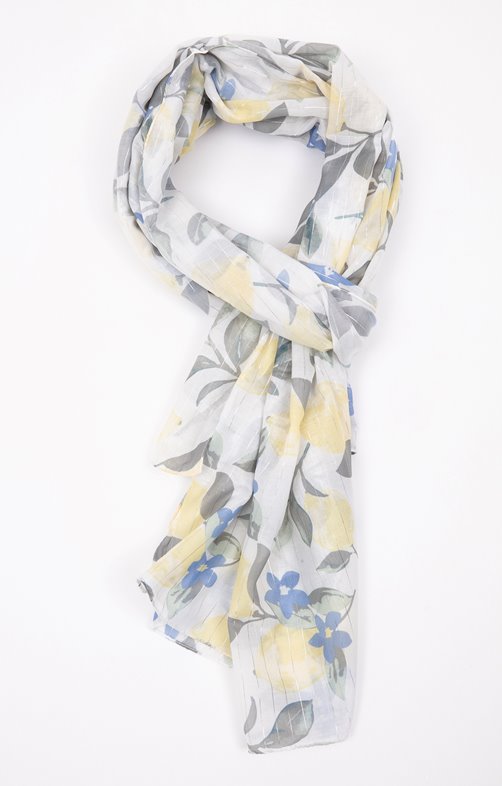 Grand foulard léger imprimé