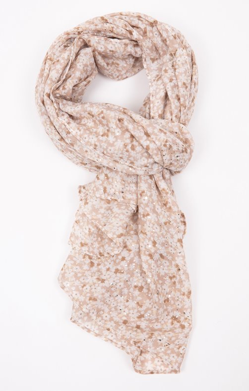 Grand foulard semi-léger imprimé