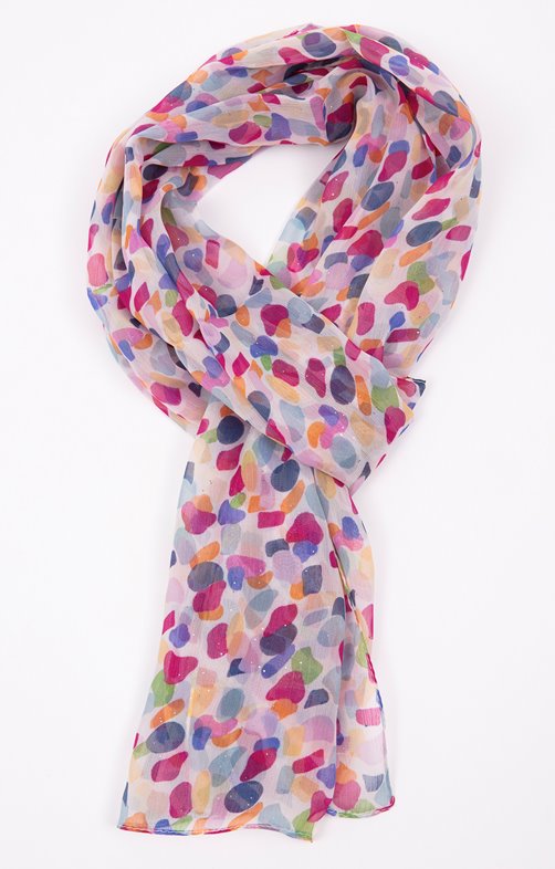 Petit foulard léger imprimé