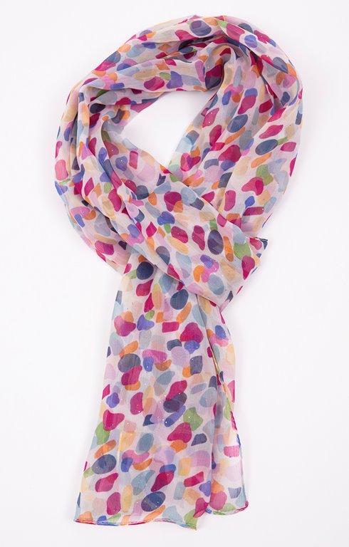 Petit foulard léger imprimé