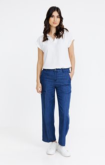 Pantalon large en Tencel™ Lenzing