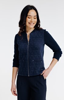 Cardigan avec matelassage 