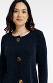 Cardigan avec fermeture gros boutons