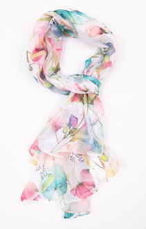 Grand foulard léger imprimé