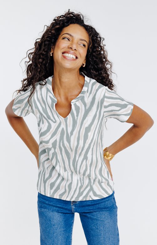 Tee-shirt imprimé manches courtes