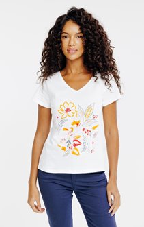 Tee-shirt imprimé manches courtes