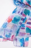 Grand foulard léger imprimé