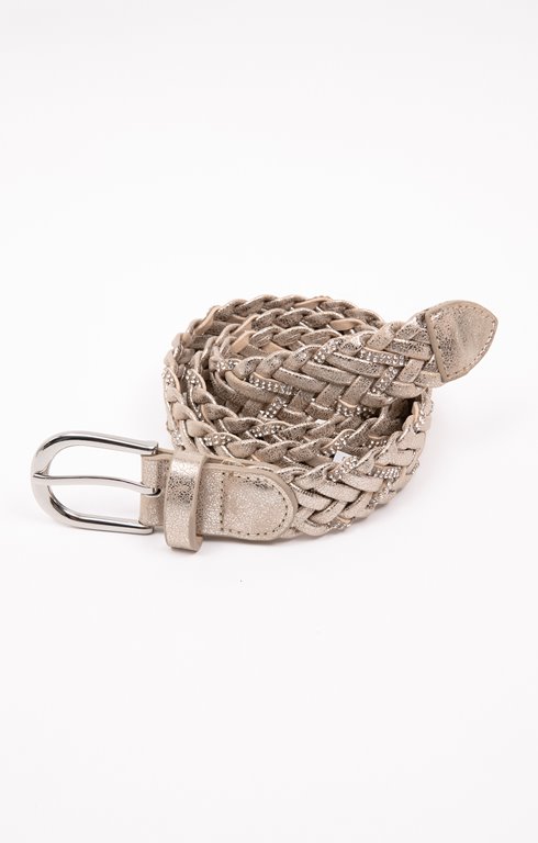 Ceinture pantalon tressée