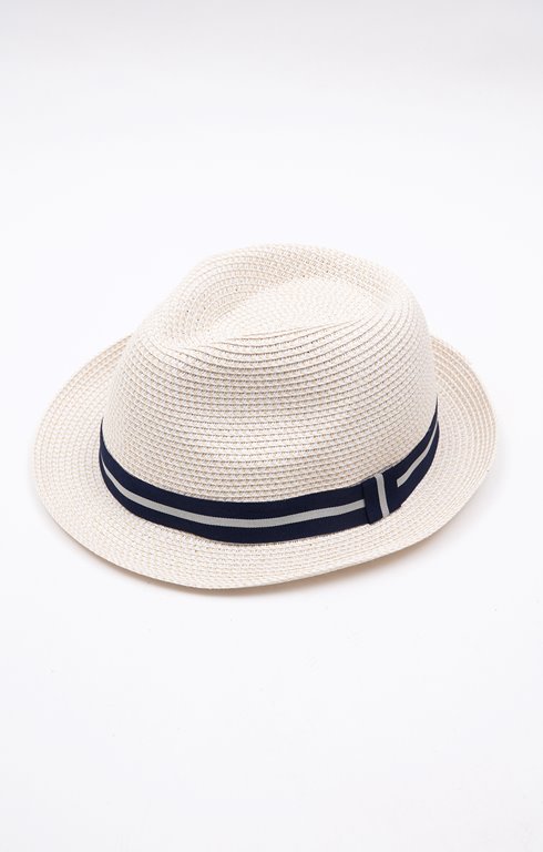 Chapeau en paille blanc new