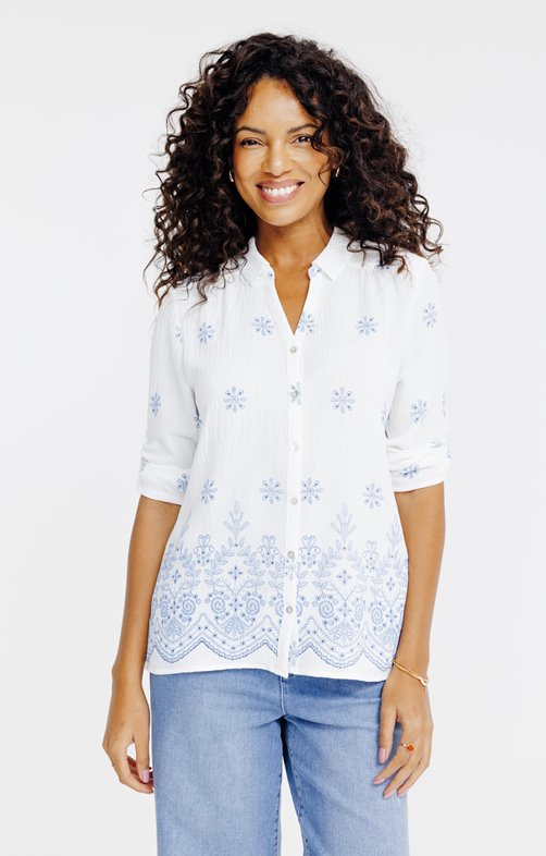 Chemise imprimée à base