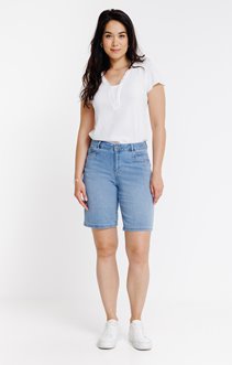 Bermuda en denim coupe large