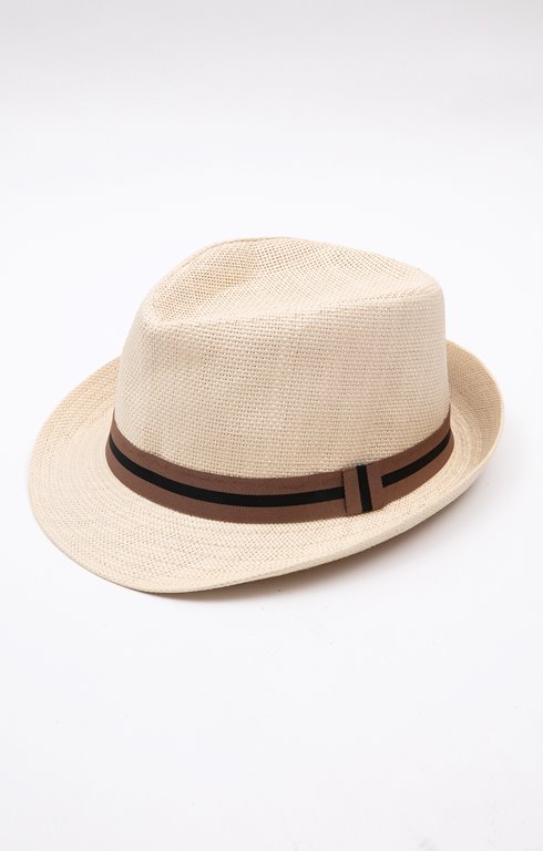 Chapeau en paille beige new