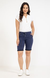 Short avec bouton pont