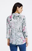 Tunique imprimé léopard et fleur 