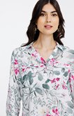 Tunique imprimé léopard et fleur 