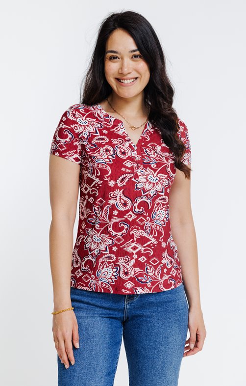Tee-shirt imprimé manches courtes