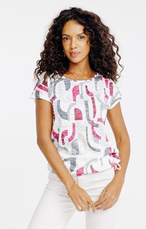 Tee-shirt imprimé manches courtes