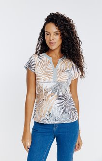 Tee-shirt imprimé manches courtes