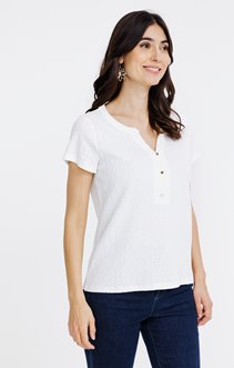 Tee-shirt uni manches courtes