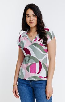 Tee-shirt imprimé manches courtes